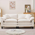 83 Loveseat SofaCloud Couch for Living RoomComfy Love Seat with Double Cushion2 PillowsRemovable Cover for Bedroom Apartment and Office
