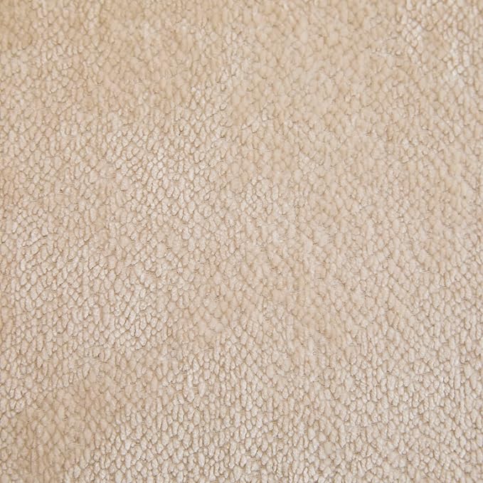Christopher Knight Home Perla Chenille Upholstered 3 Seater Sofa Couch with Pillow Wooden Home Sofa Living Room Comfy Cloud Couch for Bedroom Apartment Home Office Beige