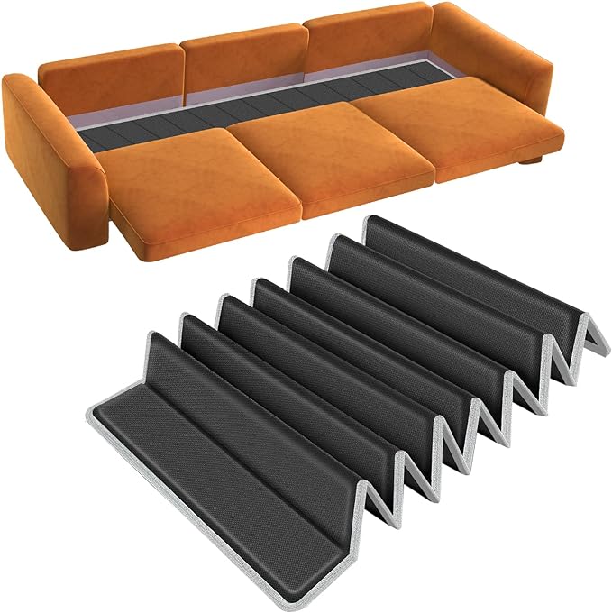 VERONLY Heavy Duty Couch Cushion Support Board to Fix Sagging Sofas 17x66 Sofa Thick Boards Add Strong Seat Supports Stays in Place Replacement Stuffing Under Couches Black