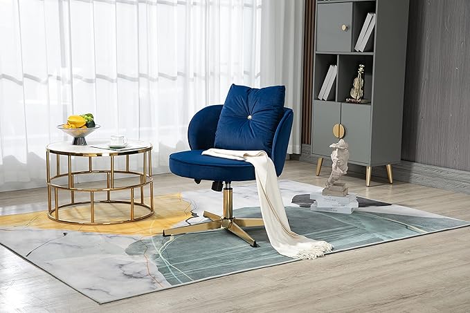Chair Vanity Chair Modern Adjustable Home Computer Executive Chair Swivel Task Chair for Small Space Living Room Make up Studying