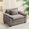 53 Comfy Cloud Sofa Couch with Throw Pillows Upholstered Deep Seat Cozy Sofa Chair Modern Single Seat Modular Sectional Sofa for Living Room
