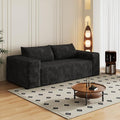 Eafurn Memory Foam Boneless Loveseat Sofa Couch 3-Seater Upholstered Sofa with Corduroy Fabric and Wider Armrest No Assembly Sofa for Living Room Bedroom &amp Apartment | Sturdiness Breathable ma