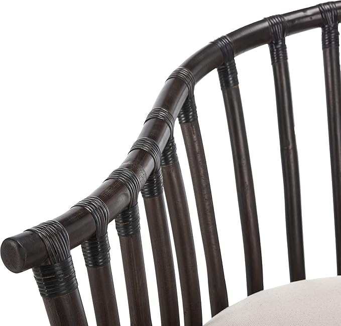 Safavieh SEA4017A Home Collection Gino Arm Chair Black
