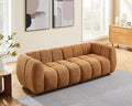 VANOMi 88 Oversized Boucle Sofa Modern Upholstered Tufted Cloud Couch Deep Seat Boucle SofaCozy Modern 3 Seater Couch for Living Room Bedroom Apartment