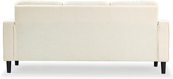 SAFAVIEH Couture Furniture Collection Felicianya Modern Cream 3-Seater Sofa