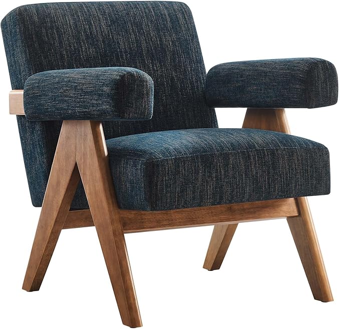 Modway EEI-6503-HEA Lyra Fabric Armchair Azure Fabric