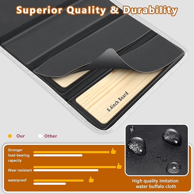 VERONLY Heavy Duty Couch Cushion Support Board to Fix Sagging Sofas 17x66 Sofa Thick Boards Add Strong Seat Supports Stays in Place Replacement Stuffing Under Couches Black