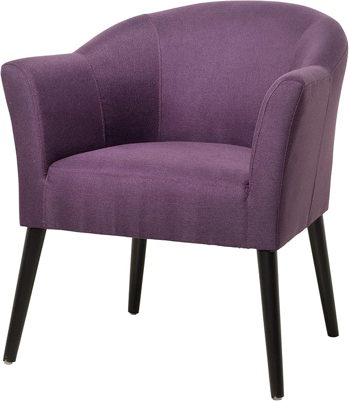 Christopher Knight Home Cosette Fabric Arm Chair Plum 26.25D x 25W x 31.25H in