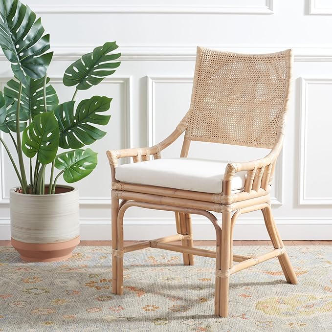 Safavieh Home Collection Donatella Wash Chair Natural White
