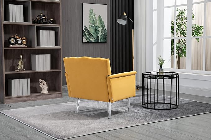 Accent ChairLiving Room Chair/Leisure Single Sofa with Acrylic feet