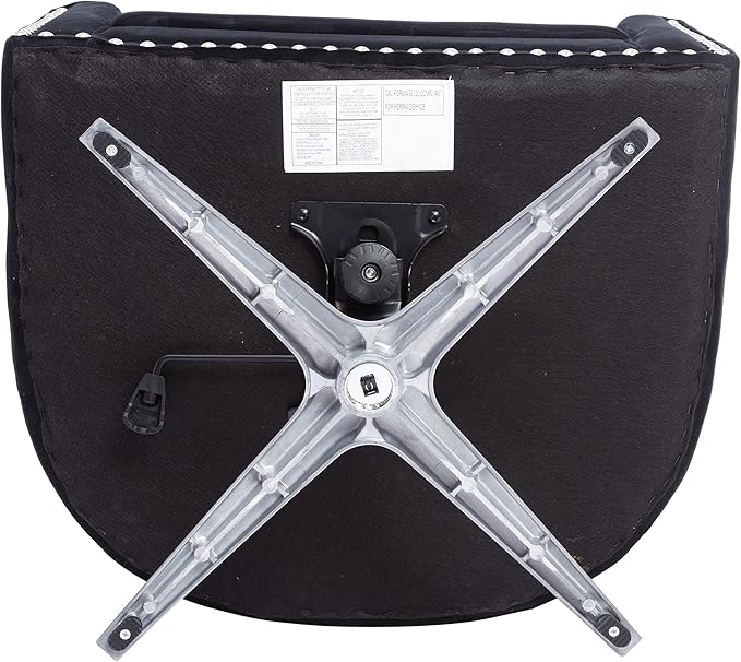 Swivel Barrel Chair Living Room Chair with Nailheads and Metal Base
