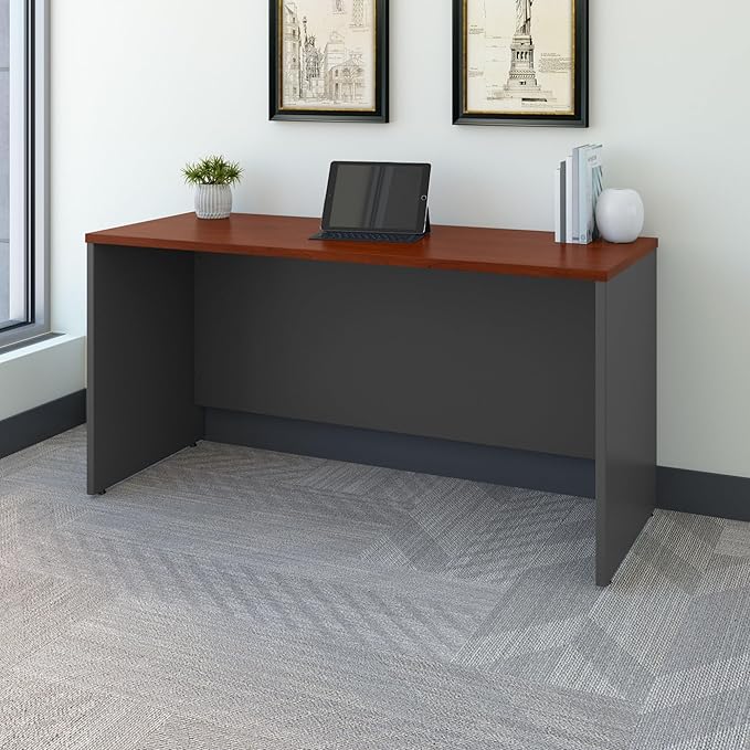 Bush Business Furniture Arrive Waiting Room Coffee Table Reception Area Center Surface for Commercial Office or Lobby Natural Elm