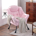 Lazy Chair Large Accent Chair Modern Comfy Armchair Pink Chair for Living Room Bedroom Dorm Room Office Apartment Reading Relaxing Use