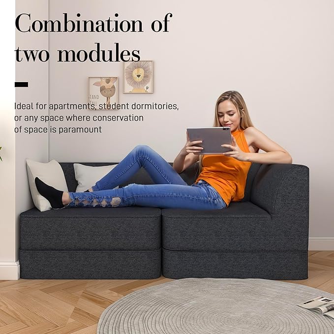 Daneey Corner Seat Module for Modular Sectional Sofa Customizable Sectional Sofa Couch
