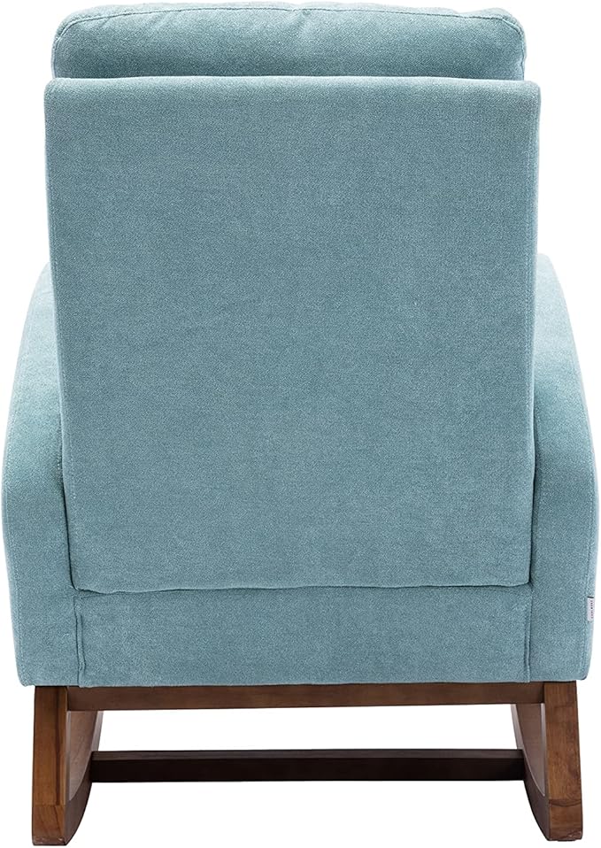 Living Room Comfortable Rocking Chair Living Room Chair Light Blue