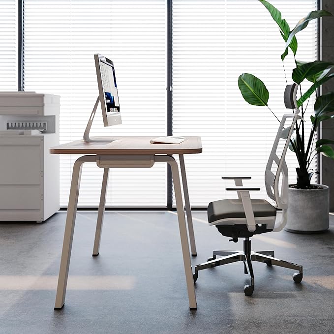 Modular Computer Office Desk Modern Style Small Study Writing Workstation Table for Home &amp Business Standard (47 x 24)