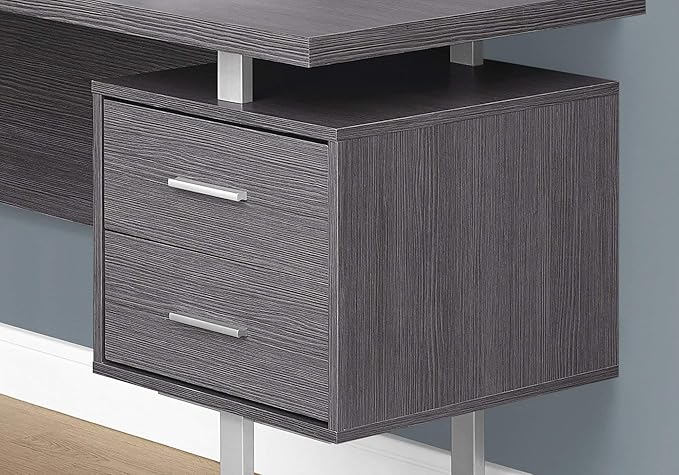 Monarch Specialties Computer 70L Desk Left or Right Facing - Grey