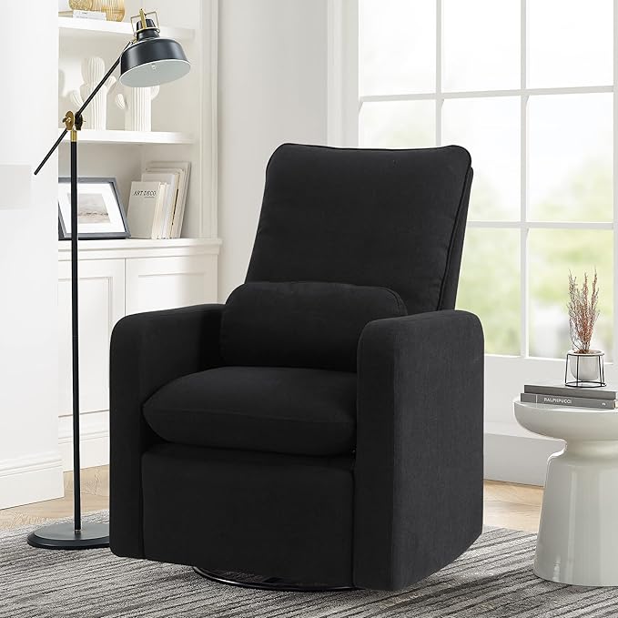 GAP babyGap Cloud Recliner with LiveSmart Evolve - Sustainable Performance Fabric Jet Black
