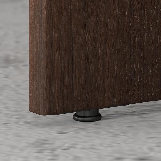 Bush Business Furniture Studio C 42W Desk Return in Black Walnut