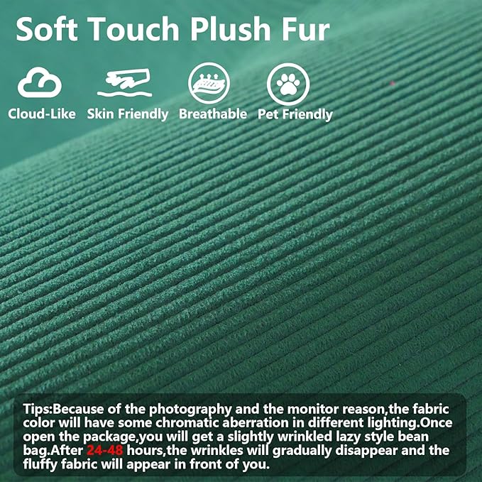 79'' Convertible Sleeper Sofa Bed 3-in-1 Foldable Floor Couch with Corduroy Upholstery No Assembly Loveseat Light Brown Lounge Mattress for Living Room Studio Guest Room (Light Green)