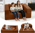 Futon Sofa Bed with Pillow 3-in-1 Sleeper Sofa Bed with Removable Cover Convertible Floor Sofa Bed No Assembly Boneless Couch for Living Room Bedroom
