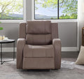 Modern Faux Leather Manual Recliner Chair for Living Room Study or Bedroom - Compact &amp Comfortable