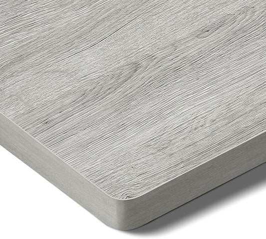 Whole-Piece Particle Board Table Top for Standing Desk and Home Office Desk DIY 48x24x1 Inch Grey Oak Veneers Desk Top