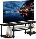 Furinno Turn-S-Tube Wide TV Entertainment Center Espresso/Black