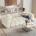 84 Boneless Couch No Assembly Required Loveseat Sofa Modern Deep Seat Cloud Couch Modern Compressed Sofa Oversized Upholstered 3-Seater for Living Room Bedroom