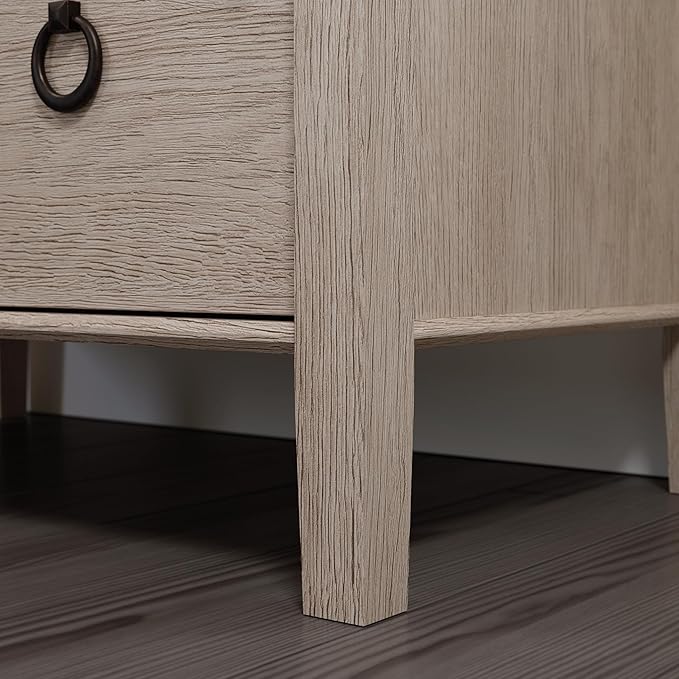 2 Drawer Small File Cabinet with LockUnder Desk Storage Cabinet Organizer for HomeOffice Modern Farmhouse Filing Cabinets FurnitureBrown
