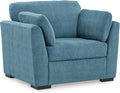 Signature Design by Ashley Keerwick Modern Upholstered Oversized Chair Blue