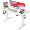 BANTI 55'' Electric Height Adjustable Standing DeskSit Stand up DeskErgonomic Sit-Stand Desk for Home OfficeWhite Top