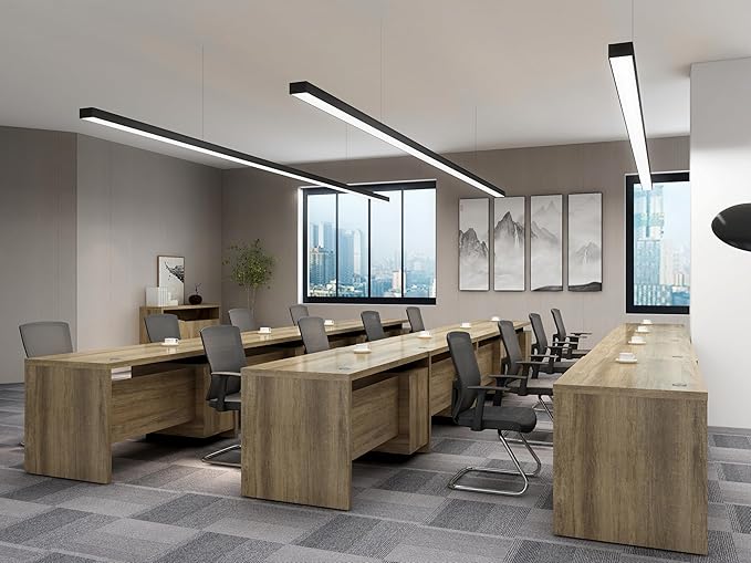 Modern Wooden Executive Desk with File Cabinet Sleek Office Standing Desk for Home and Business Home Office Table with 3 Drawers Walnut