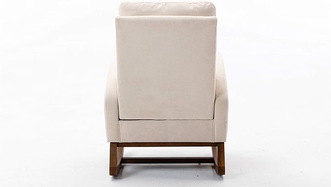 Living Room Comfortable Rocking Chair Living Room Chair Beige