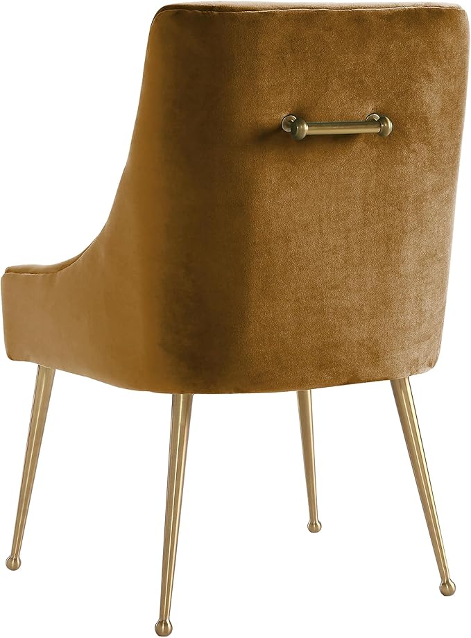 Tov Furniture Beatrix Velvet Upholstered Side Chair (Cognac)