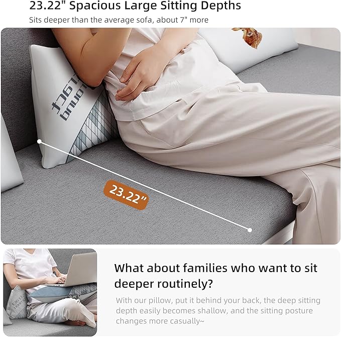Pull-Out Sofa Daybed with Trundle Versatile Futon Couch with Sleeping Function and Storage Space Sofa Bed for Small Rooms and Living Rooms Dark Grey and White (50.3)