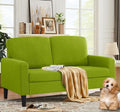 BEEY Small Couches for Small Spaces 53 Loveseat Sofa for Bedroom Modern 2-Seater Couch with Button Tufted Back Comfortable Love Seat for Bedroom Apartment Living Room Office - Green