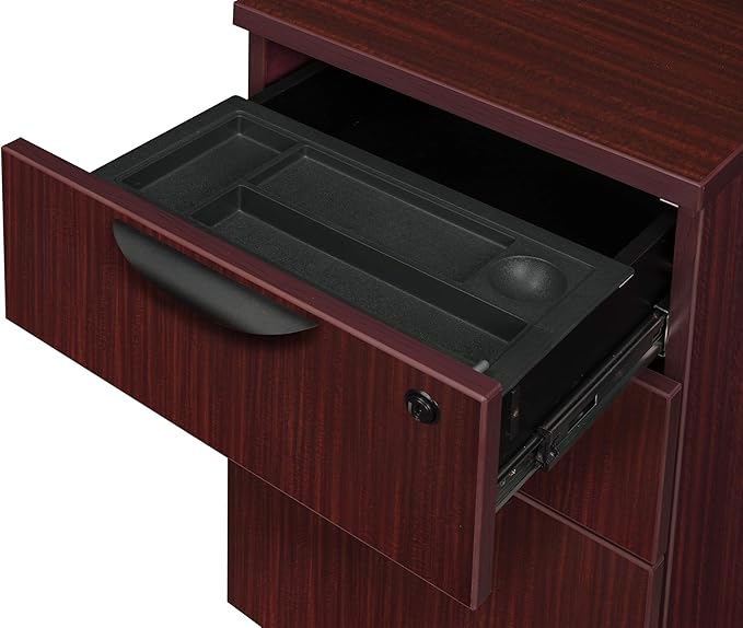 Regency Pedestal Legacy Box File Mahogany