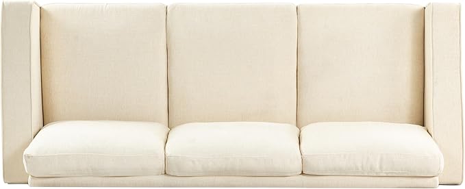 SAFAVIEH Couture Furniture Collection Felicianya Modern Cream 3-Seater Sofa