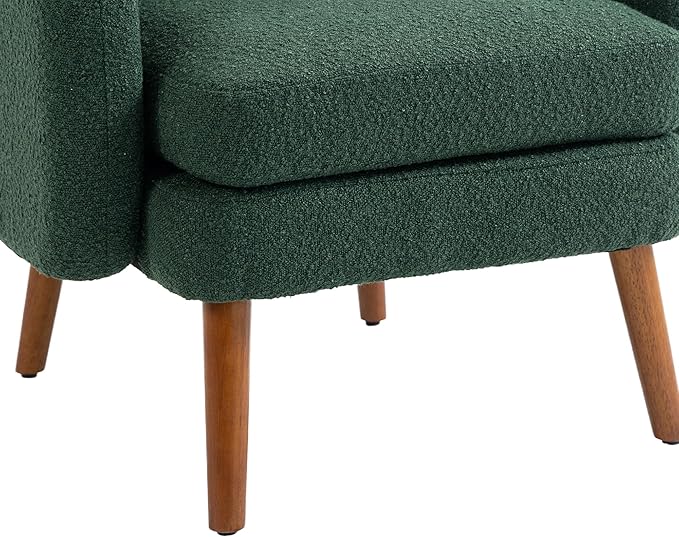 Wood Frame Armchair Modern Accent Chair Lounge Chair for Living Room