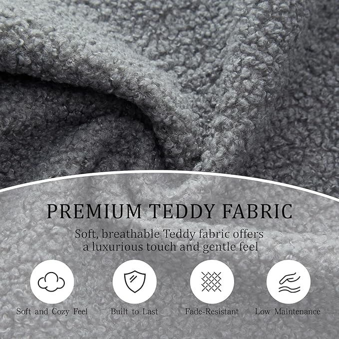 78.7 King Foldable Sofa Bed Lazy Sofa Couch 3-in-1 Multi-Functional Sleeper Sofa Bed Teddy Futon Sofa Floor Loveseat Sofa Human Dog Bed Bean Bag Lounge Recliner for Living Room Grey