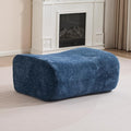 Multiple Modular Boneless Couches for Living Room Cloud Sectional Sofa with Comfy Deep Seat Oversized Ottoman for Bedroom Apartment No Assembly 1 Module Combined Blue