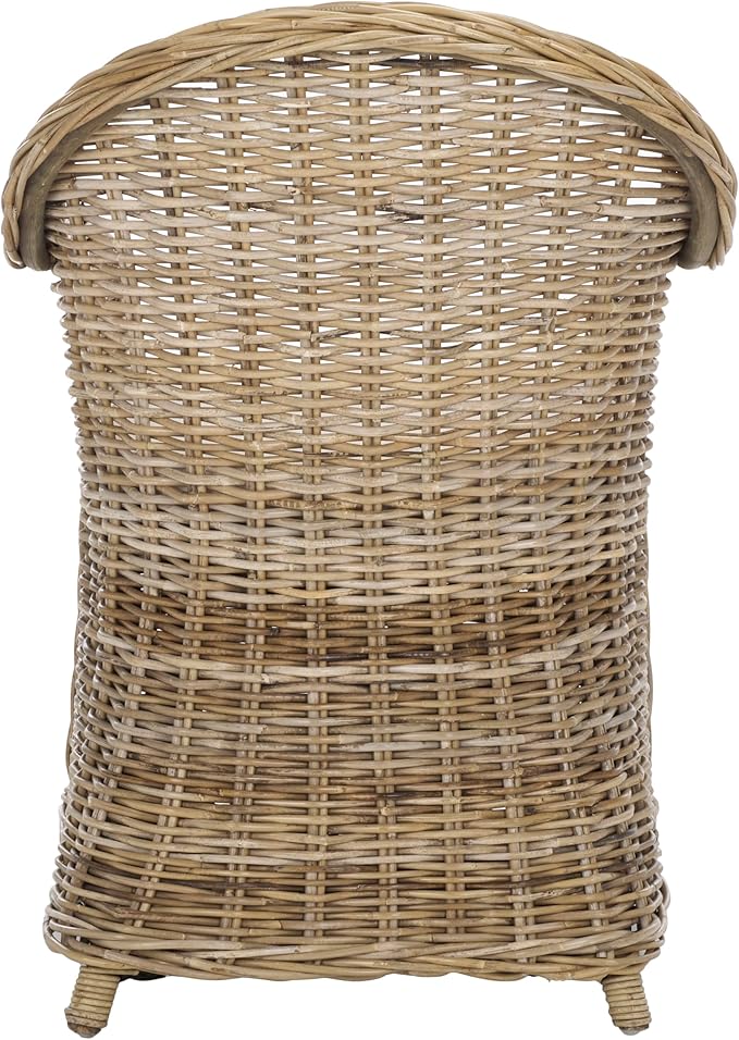 Safavieh Home Collection Zane Natural Wicker Club Chair Standard