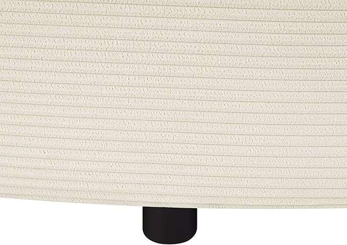 JUSTONE 102.3 Oversized Double Chaise Lounge Sofa Bed Convertible Loveseat with Deep Seat &amp USB Ports Modern Upholstered Couch for Living Room Beige