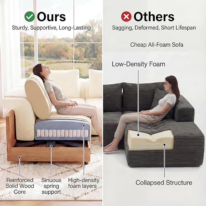 loveseat Sofa 75 Comfy Chenille Love Seat Small Couches for Small Spaces 2 Seater Modern Loveseat Deep Seat Chenille Sofas for Living Room Apartment Bedroom Beige