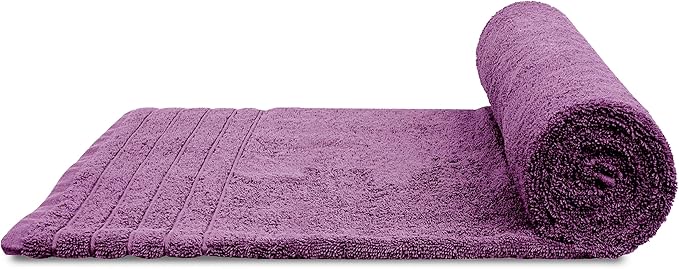 Tens Towels Pack of 2 Extra Large Bath Sheets 35 x 70 Inches 100% Cotton Larger &amp Lighter Weight Quicker to Dry Super Soft &amp Absorbent Oversized Bath Towels Purple