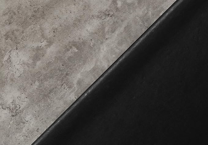 Penau Industrial Computer Desk for Home Office Contemporary Grey Laminate with Black Metal Legs 49 Inches Long