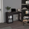 120 Home 47 Wide One Drawer Desk Four Shelves Writting Desk Gamer Desk Home Office Living Room Black KY556
