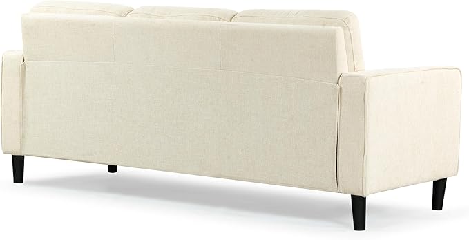 SAFAVIEH Couture Furniture Collection Felicianya Modern Cream 3-Seater Sofa