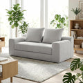 Convertible Sofa Bed 3 in 1 Loveseat Folding Couch Bed Foldable - Boneless Couch &amp Floor Futon Sleeper Corduroy Pull Out Sofa Bed with 2 Pillows for Living Room